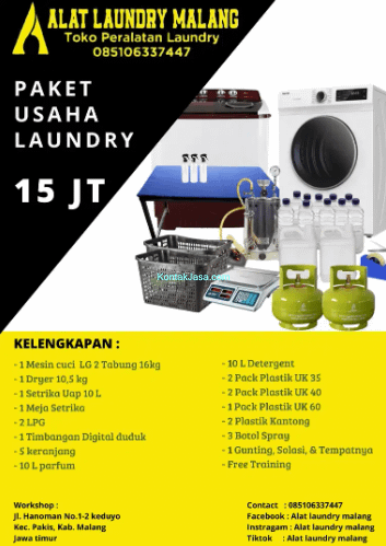 Paket usaha laundry